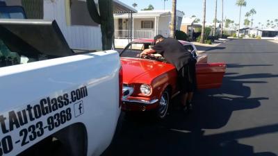 1966 Mustang Chrome Windshield Replacement